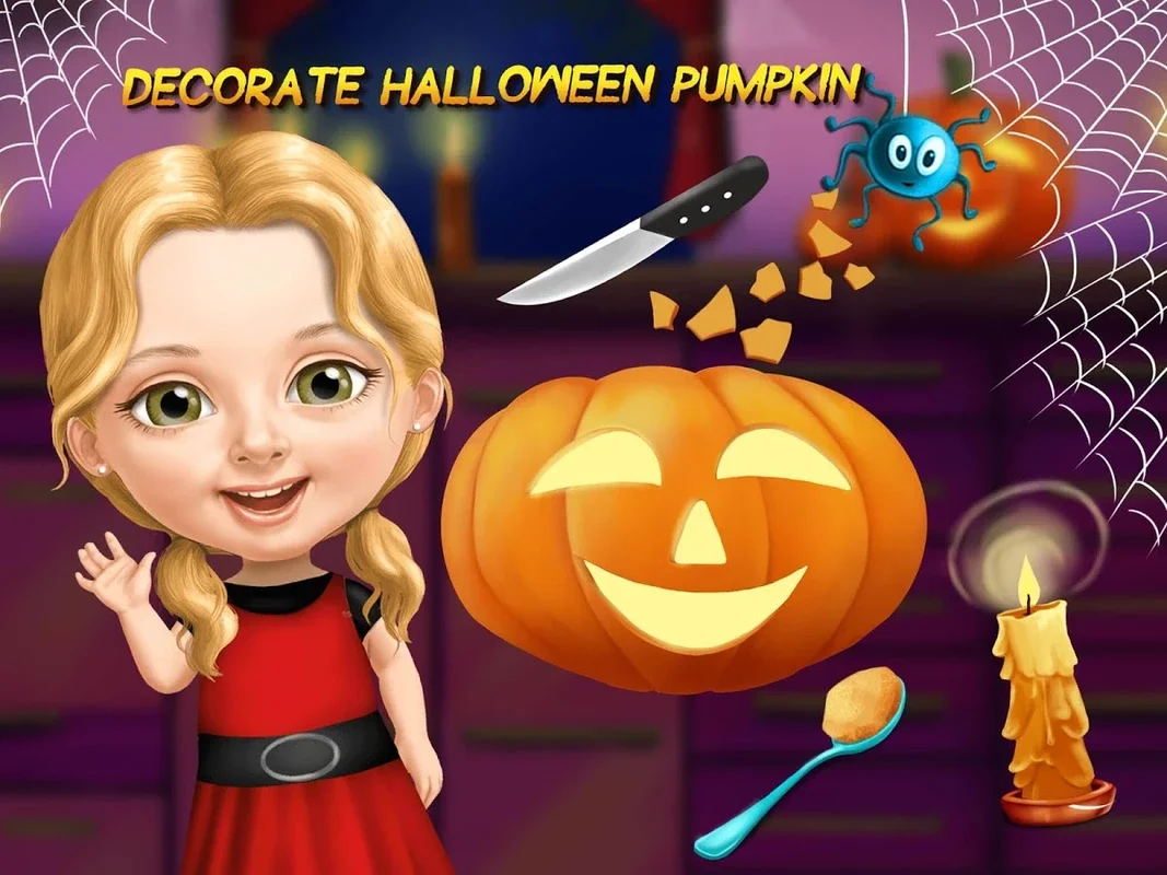 Sweet Baby Girl Halloween Fun for Android - No Downloading Needed