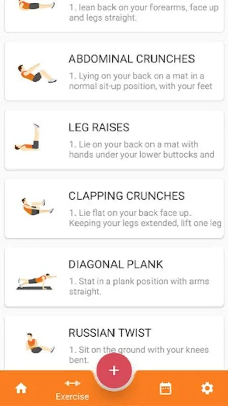 Six Pack in 28 Days Abs Home for Android - Achieve Chiseled Abs