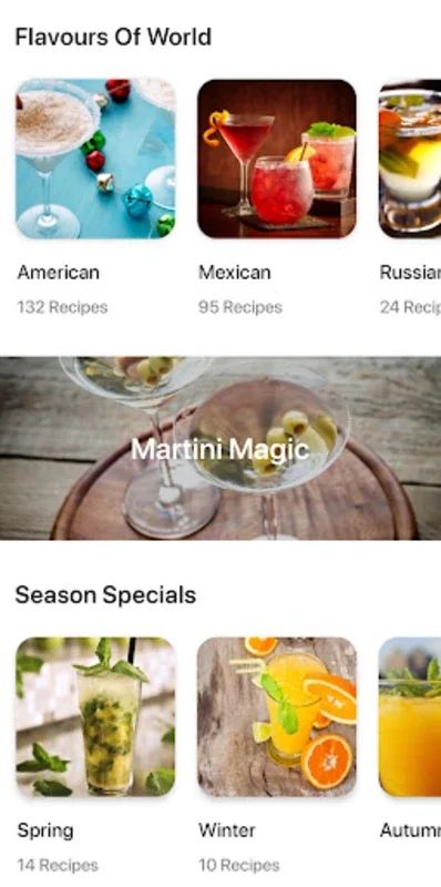 Cocktail Recipes for Android - Your Home Bartending Companion