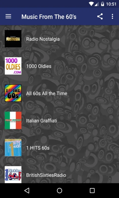 Music From The 60's for Android - Relive the Classics