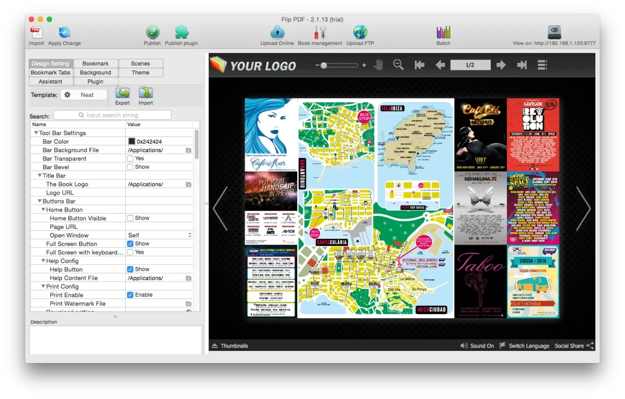 Flip PDF for Mac: Convert PDFs to Interactive Magazines