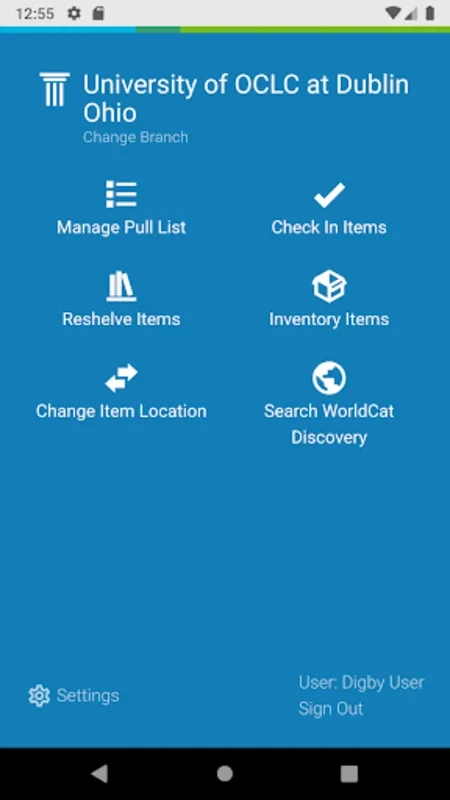 Digby® by OCLC® for Android: Streamlining Library Tasks