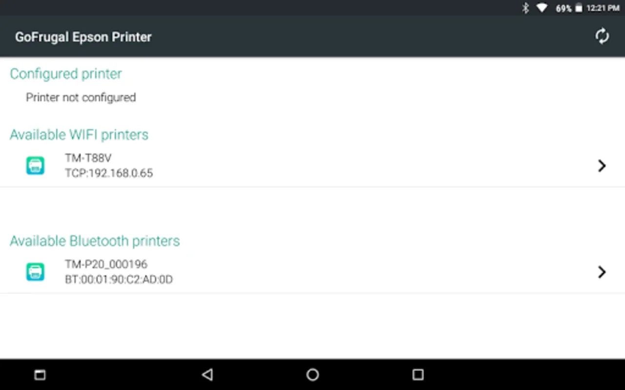 GoFrugal Epson Printer for Android - Simplify Your Printing