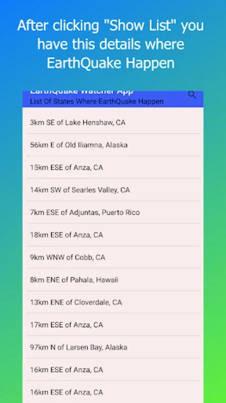 EarthQuake Watcher for Android: Real-Time Seismic Info