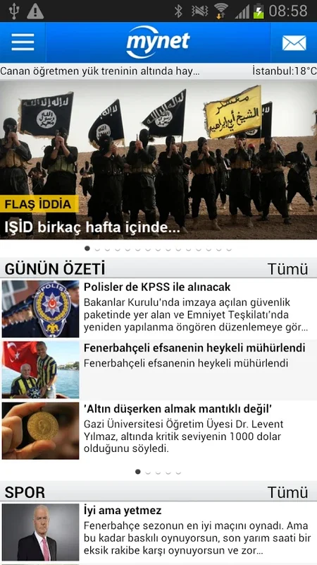 Mynet for Android - Stay Informed with Turkish News