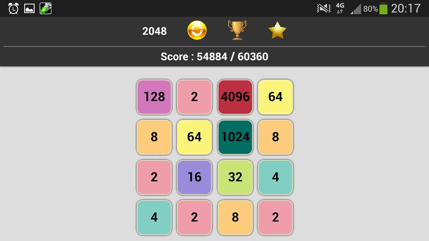 Game 2048 for Android - Engaging Puzzle Experience