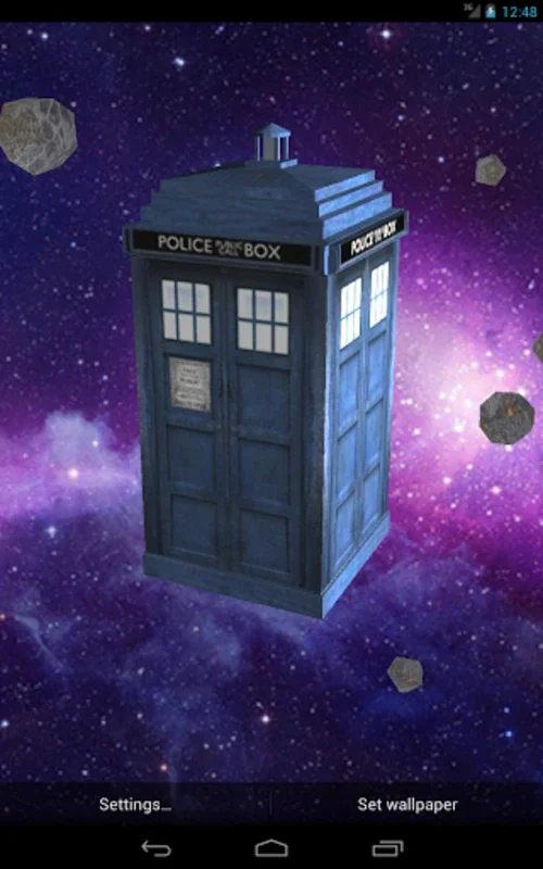 Tardis 3D Live Wallpaper for Android - Protect the TARDIS