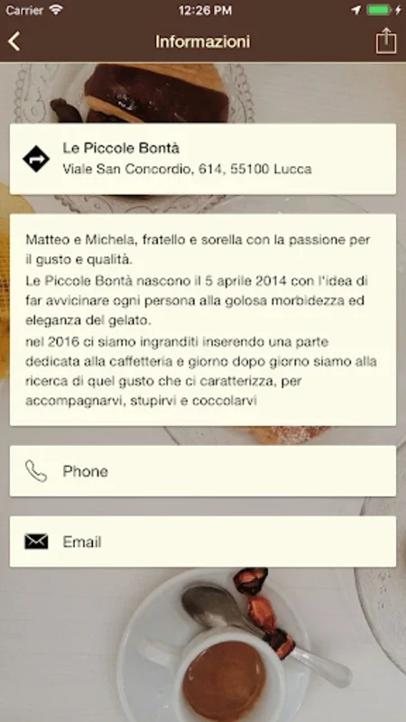 Le Piccole Bontà for Android - Gourmet Indulgence