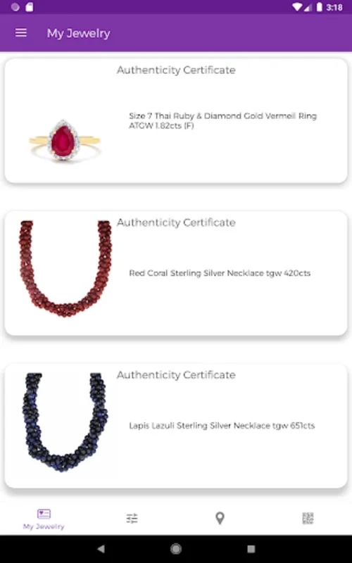 GEMPORIA for Android: Exclusive Jewelry at Your Fingertips