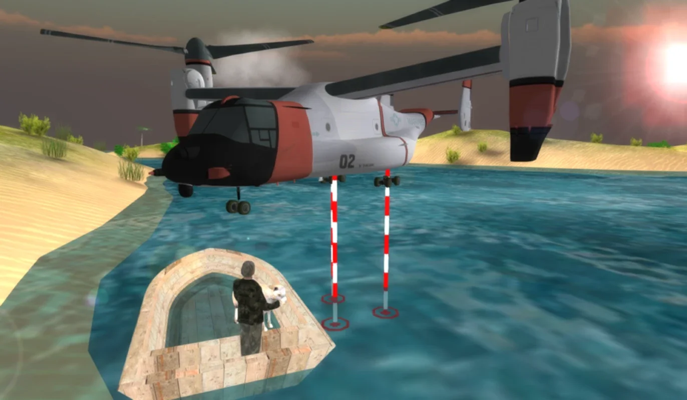 Airplane Helicopter Pilot 3D for Android - Realistic Rescue Simulator