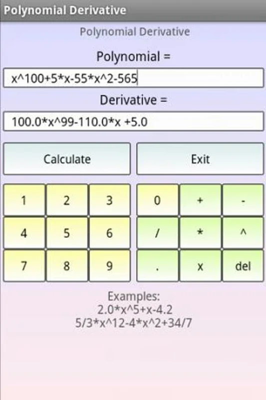 Polynomials Math for Android: Simplify Learning