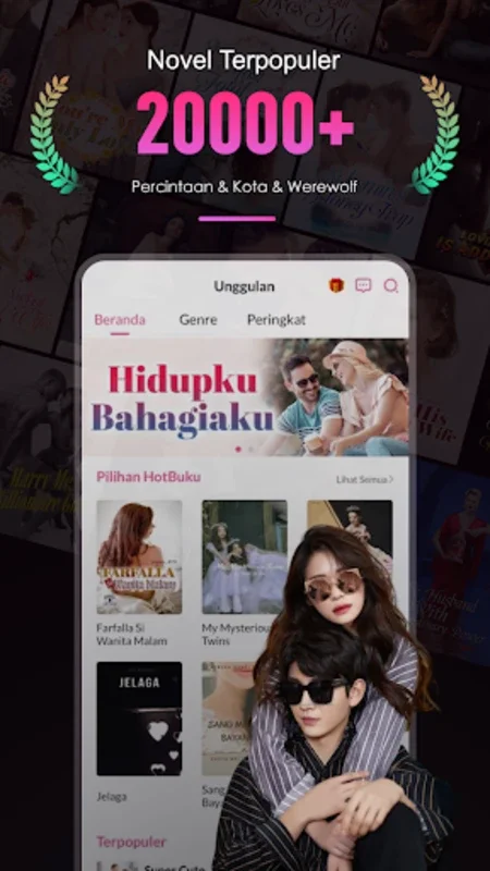 HotBuku-Aplikasi Baca Novel for Android: Enrich Your Reading
