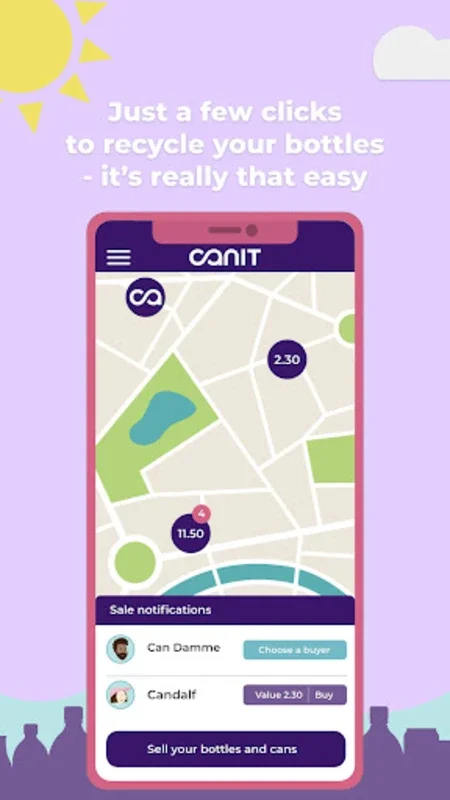 Canit - Bottle Recycling for Android: Earn While Recycling