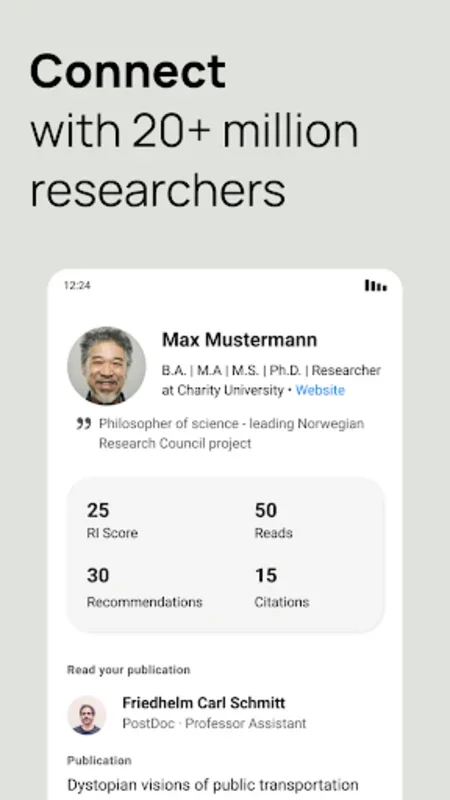 ResearchGate for Android: Connect with Researchers and Access Publications