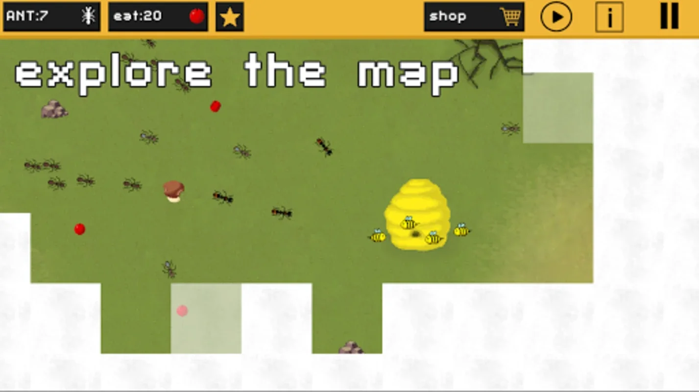 Pixel Ant Colony for Android - Immersive Strategy Simulation