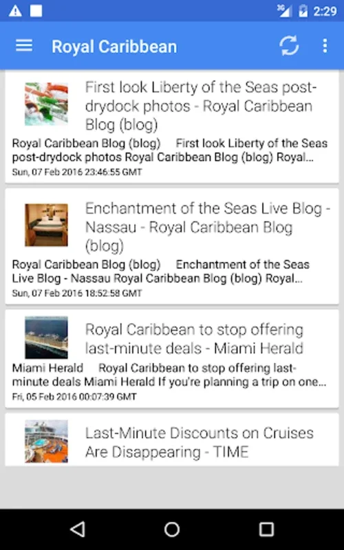 Cruise Ship News by NewsSurge for Android - Stay Informed