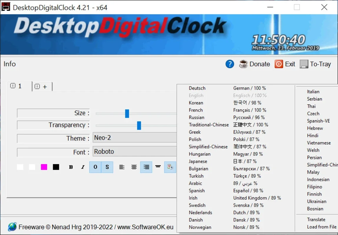 DesktopDigitalClock for Windows: Customize Your Desktop Clock