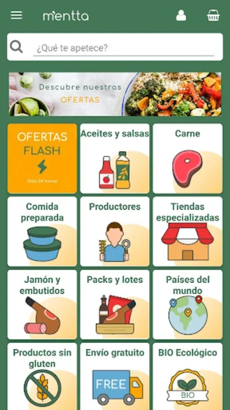 mentta for Android: A Comprehensive Food Shopping Platform