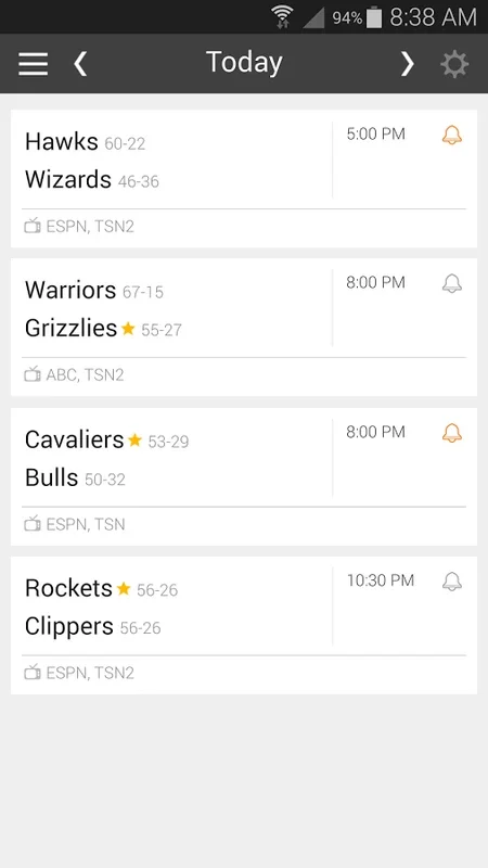 NBA Basketball Schedule Alerts for Android - Stay Updated on All NBA Action