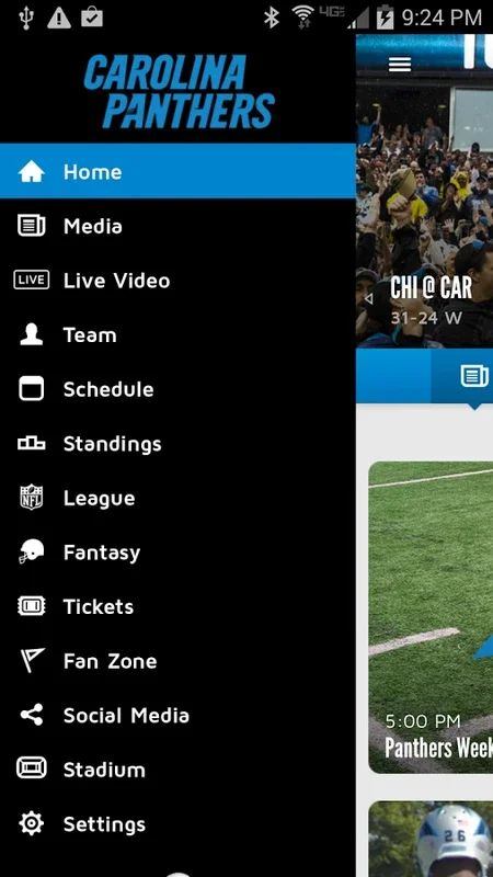 Panthers for Android - The Ultimate Fan Experience