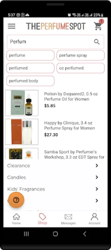 PerfumeSpot for Android: Shop 4000+ Beauty Products