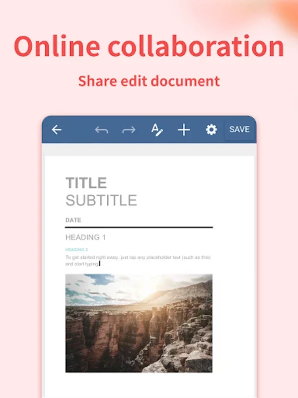 Document Editor:Word,Excel for Android - Manage Documents on the Go