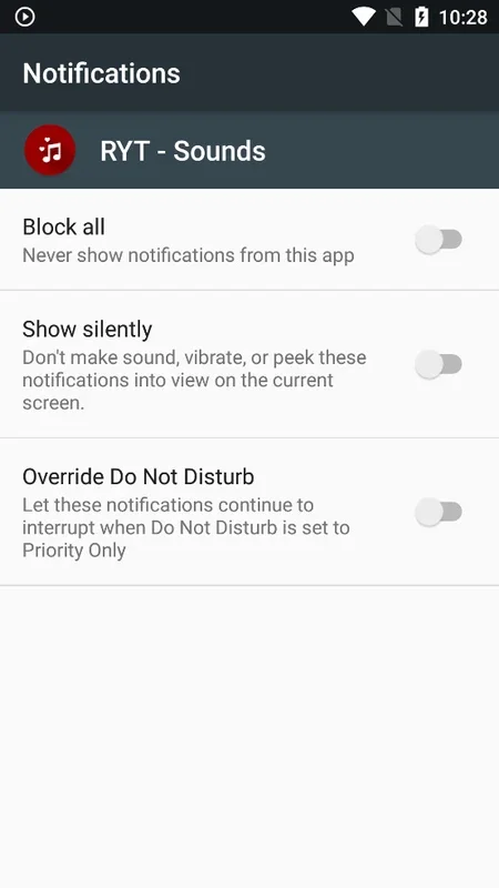 RYT for Android: Simple and Efficient Music Playback