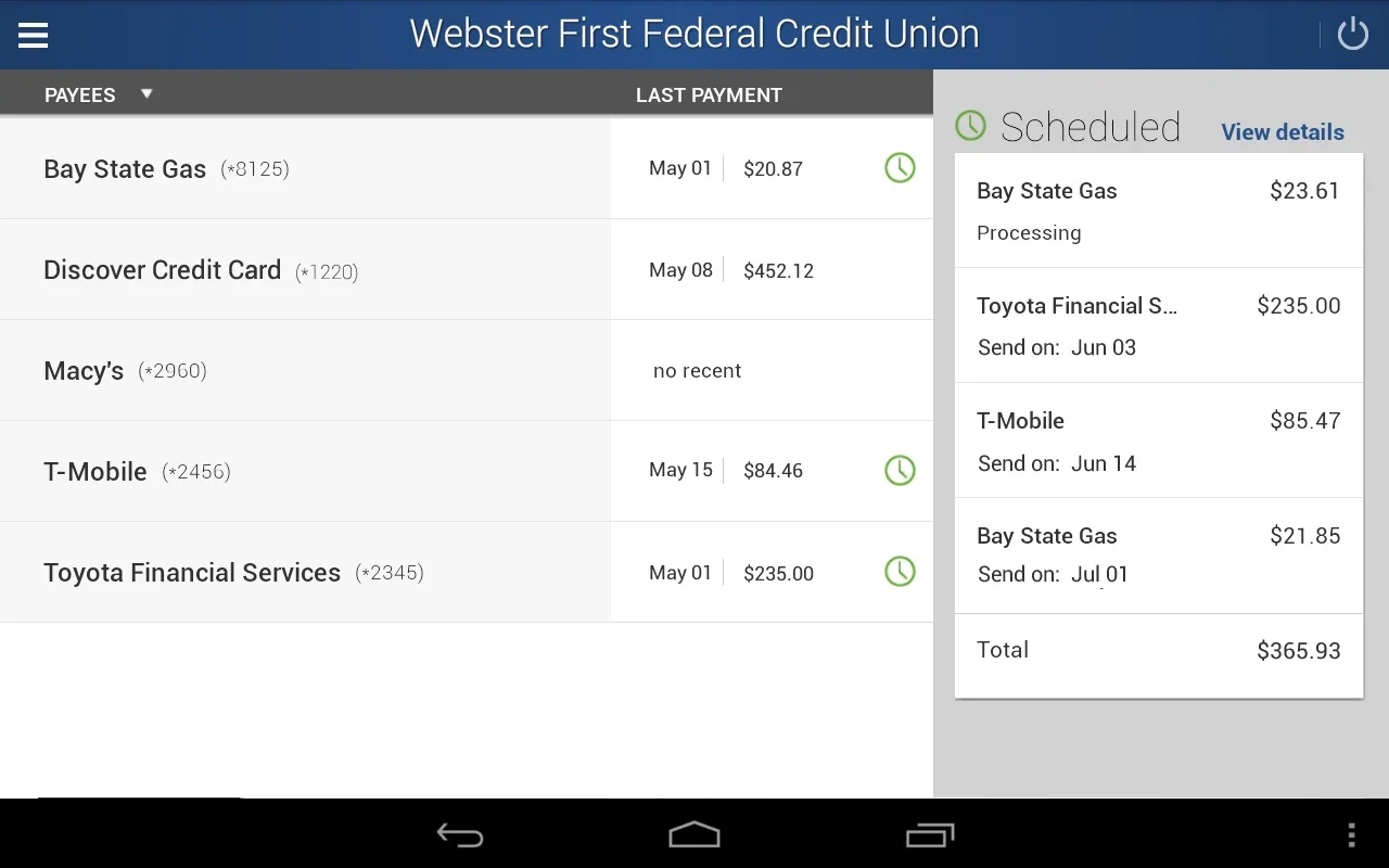 WFFCU for Android - Manage Your Finances on the Go