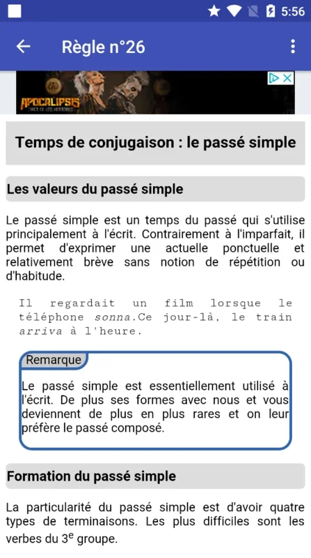 Le Conjugueur for Android - Master French Verb Conjugation