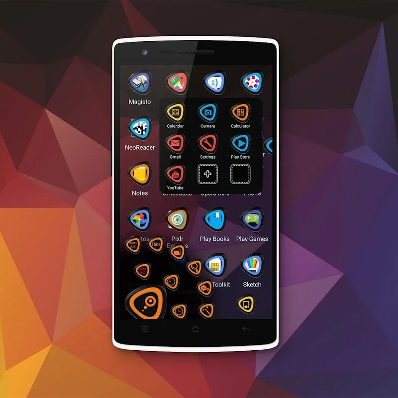 Next Launcher 3D Theme PolyGon for Android - Stunning 3D Experience