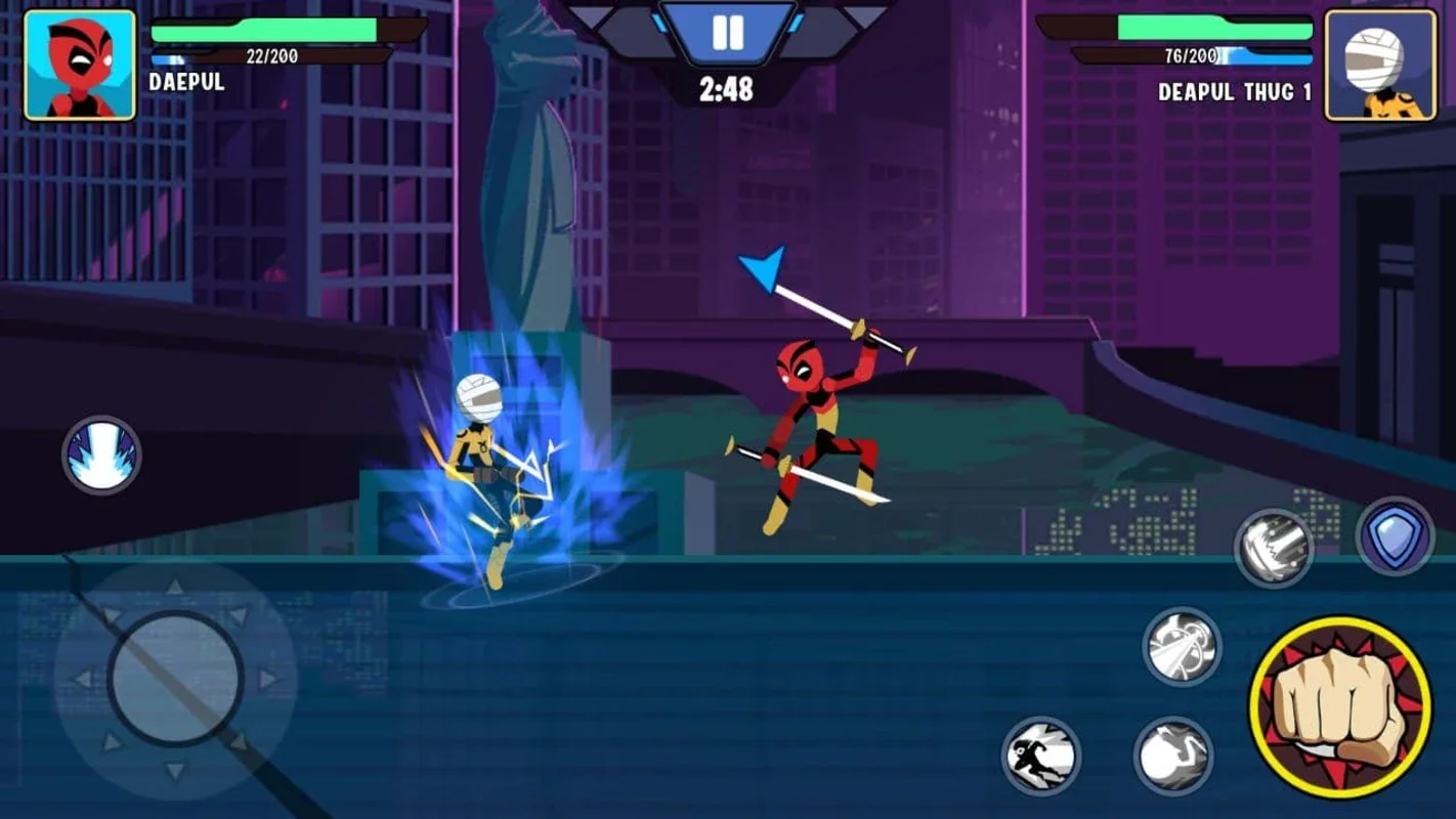 Stickman Heroes on Android - No Download Needed