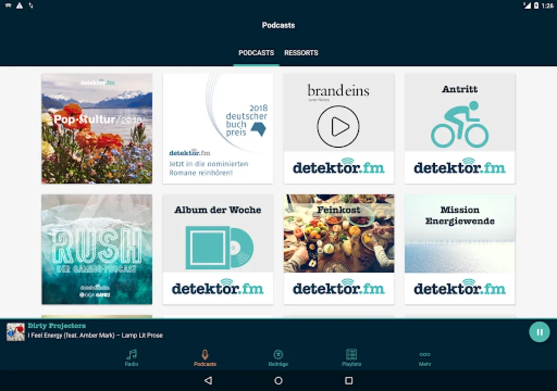 detektor.fm | Onlineradio for Android: Music & Journalism