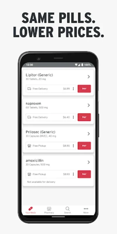 Blink Health Lowest Rx Prices for Android - Affordable Meds & Free Delivery