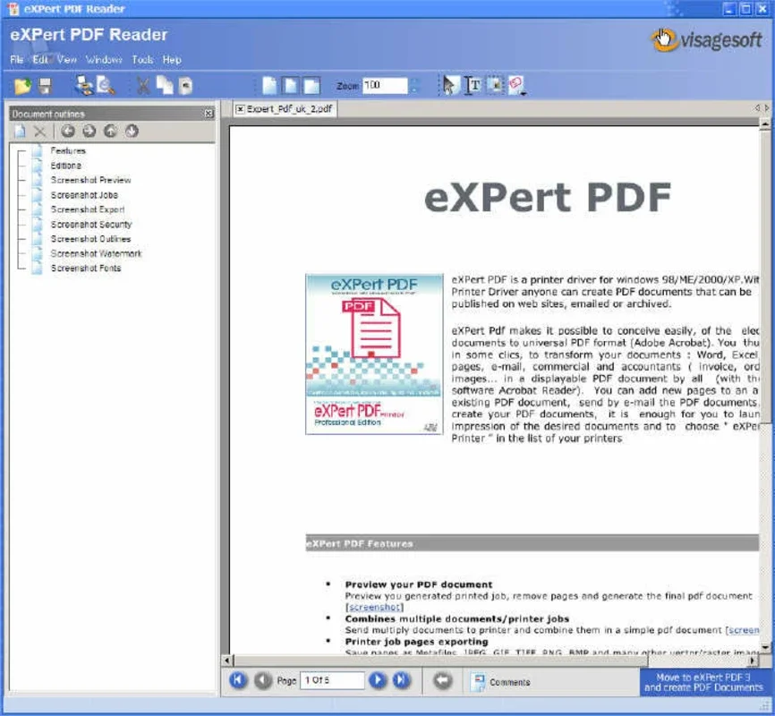 eXPert PDF Reader for Windows - Free and Efficient