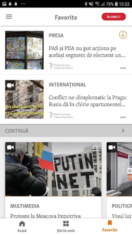 Radio Europa Liberă for Android - Personalized News App