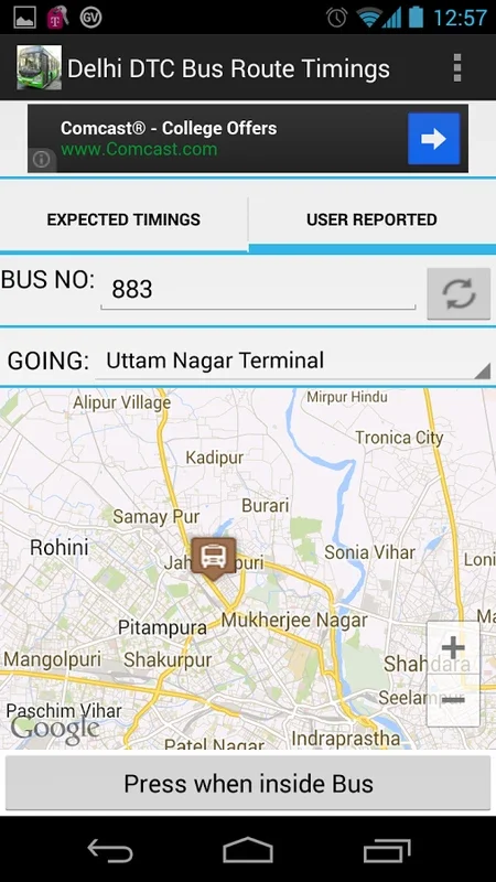 Delhi DTC Bus Route Timings for Android - Enhance Commute