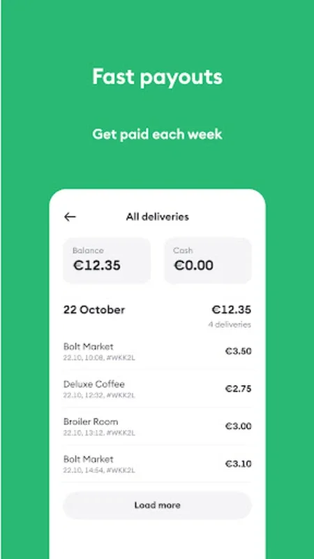 Bolt Courier for Android: Flexible Delivery and Earning Options