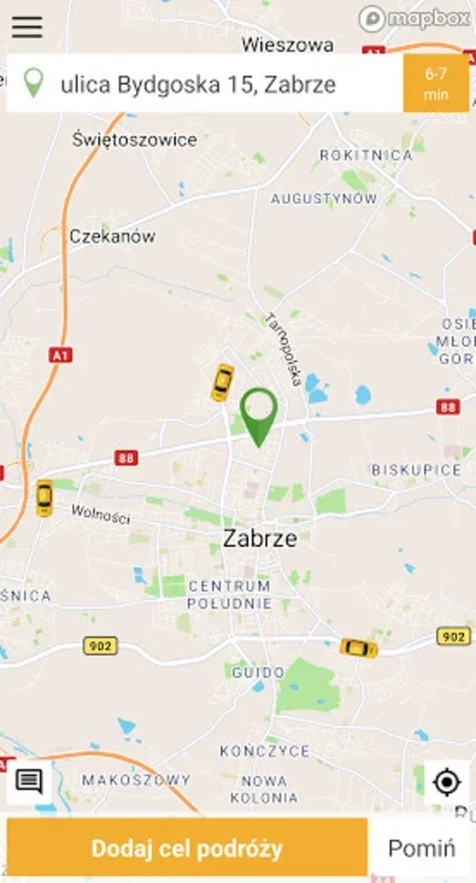 Golden Taxi for Android - Seamless Transportation in Zabrze