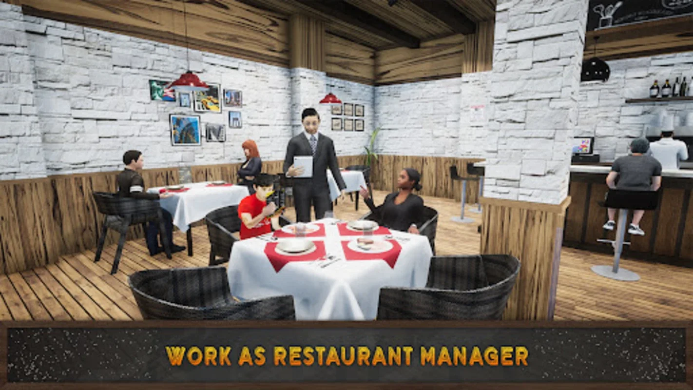 Cafe Restaurant Sim Food Games for Android - Build Your Burger Empire