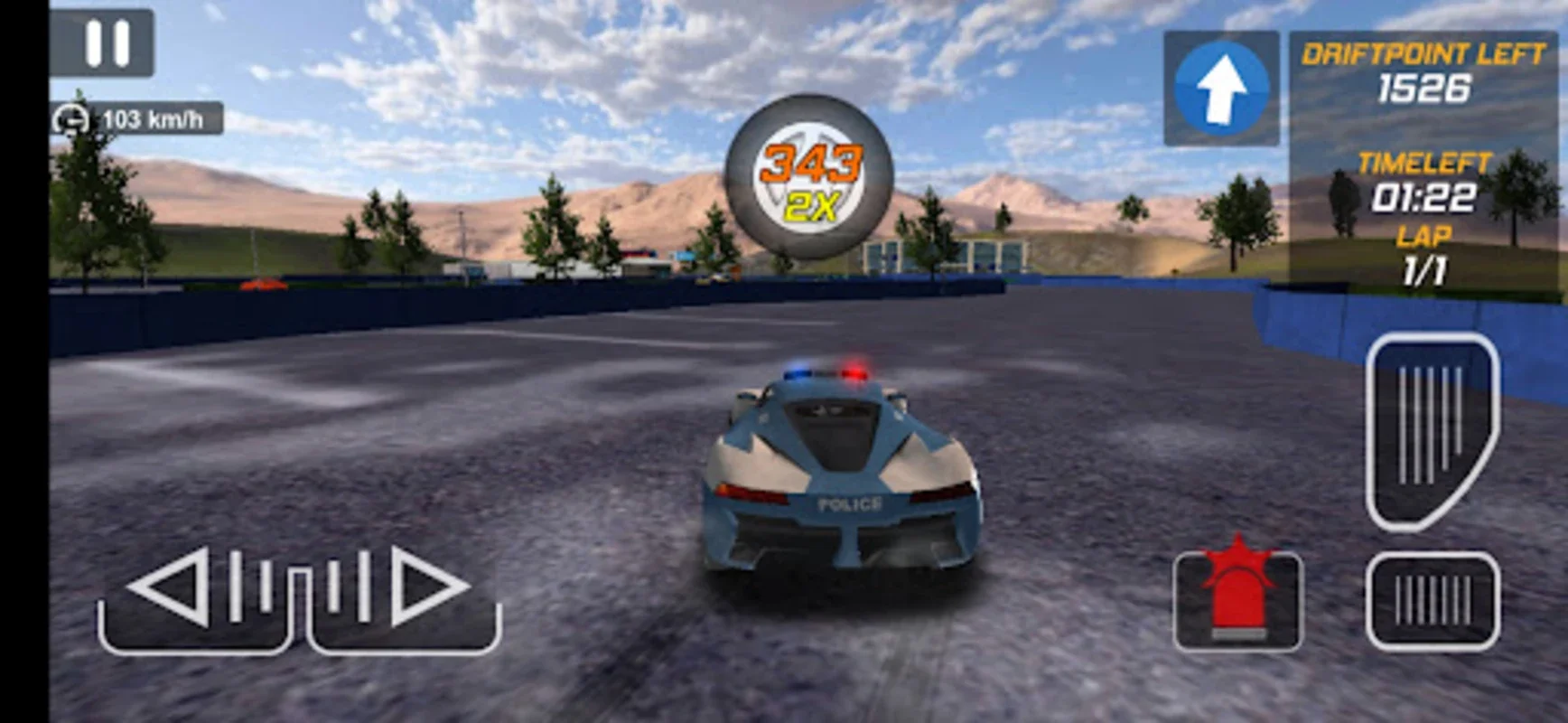 Drift Driving: Police Car for Android - Thrilling Race Game