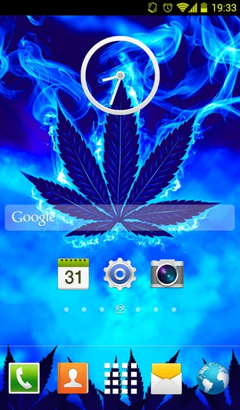 Blue Weed Rasta Keyboard for Android - Enhance Your Typing