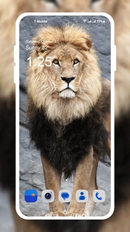 Lion HD Wallpaper for Android - Dazzling Images