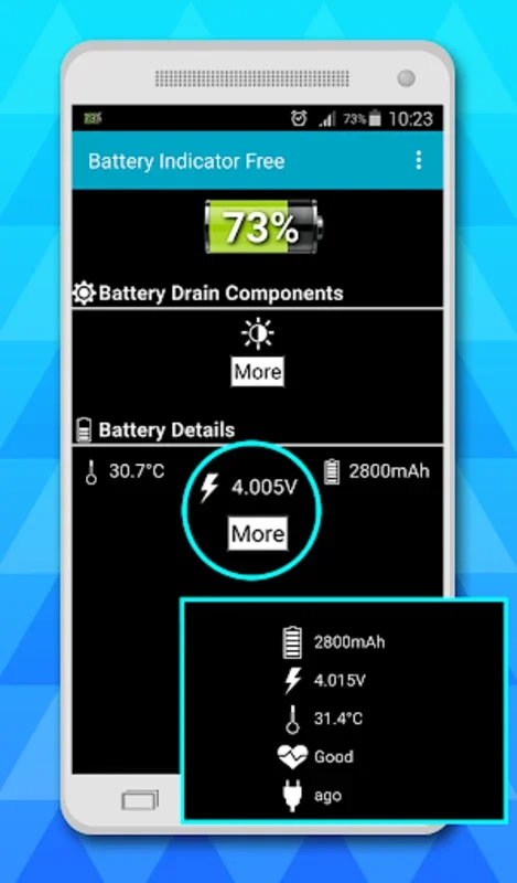 Battery Indicator Free for Android - Monitor and Optimize Battery Life