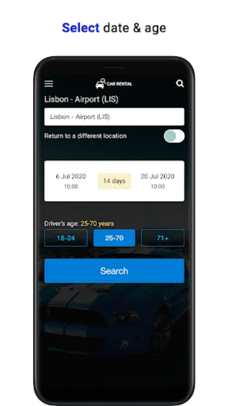 Car Rental: RentalCars 24h App for Android - Effortless Rentals