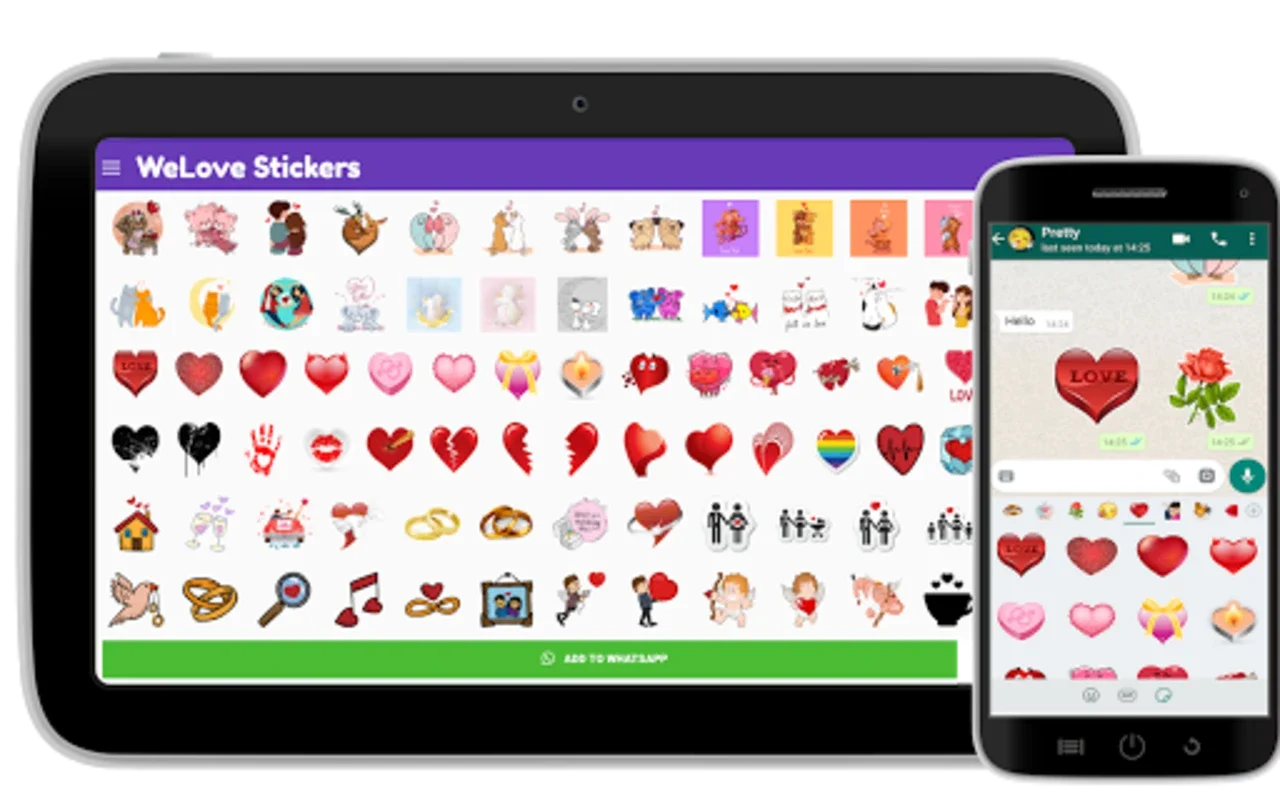 WeLove Stickers for Android - Enhance WhatsApp Chats