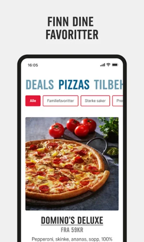 Dominos Pizza Norge for Android - Fast and Convenient Pizza Ordering