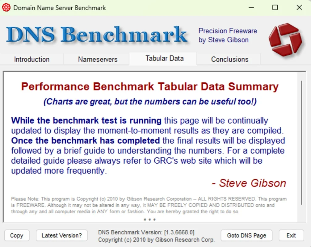 DNS Benchmark for Windows - Free Download from AppHuts