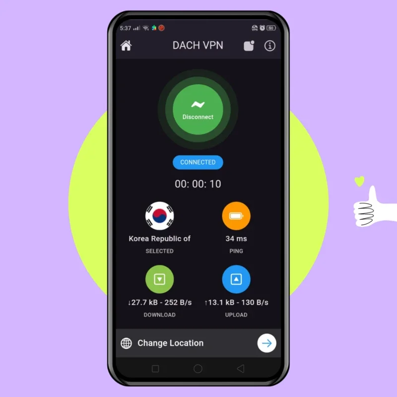 DACH VPN - Secure Android VPN with No Ads