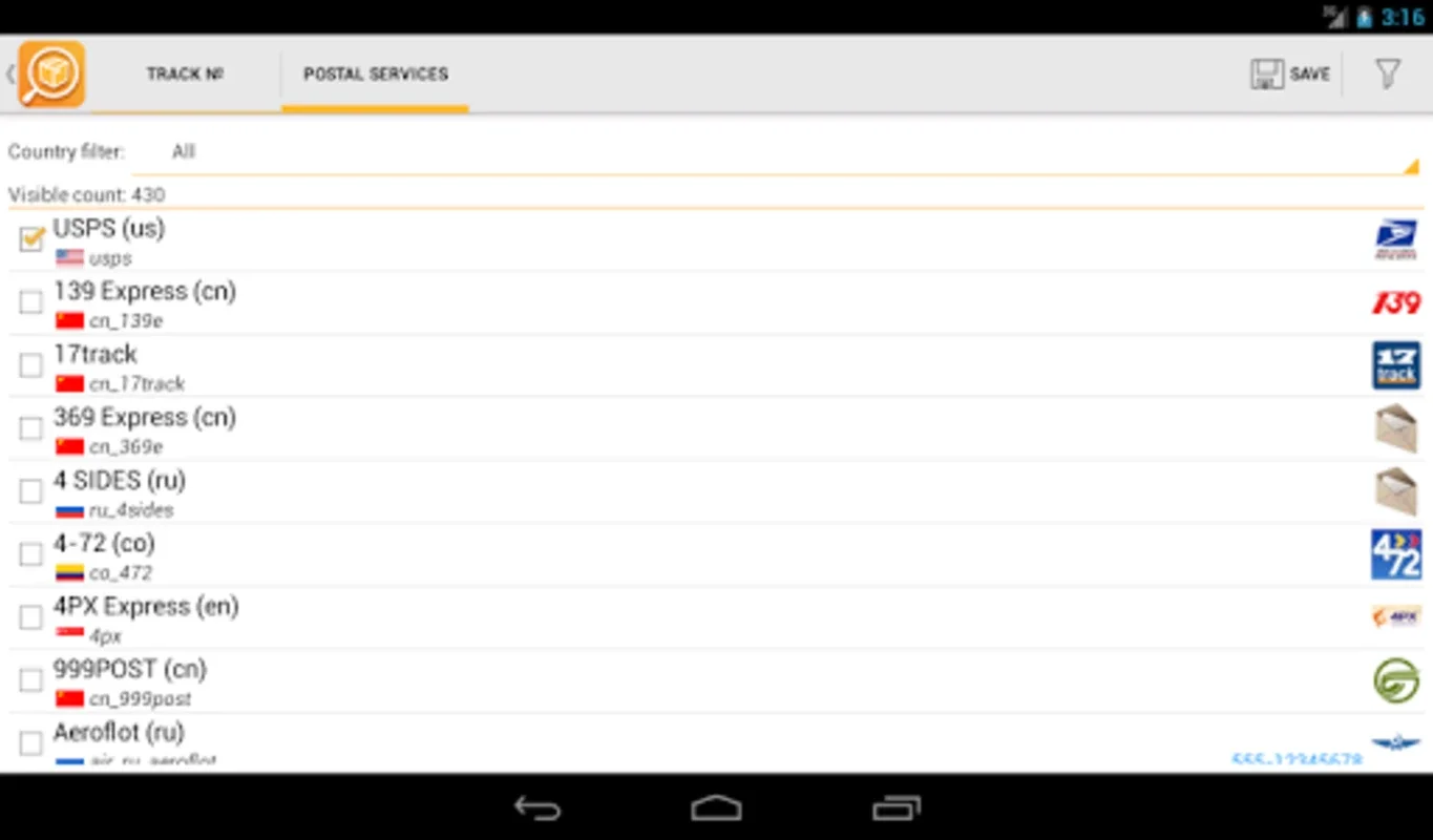 TrackChecker Mobile for Android - Track Your Parcels Easily