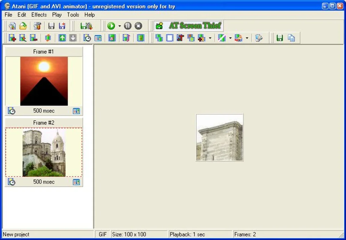 Atani for Windows - Create Animated Gifs and Avis Easily